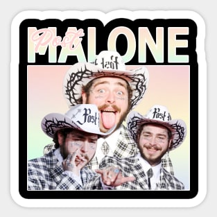 Post Malone // Aesthetic 80s Style // Sticker